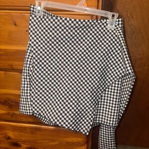 Black and white skirt